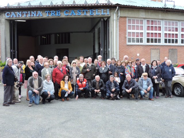 Gruppo piloti alla Cantina di Montaldo Bormida -Maggio 2017